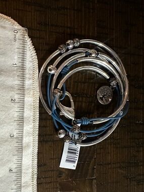 Lizzie James Blue Wrap Bracelet